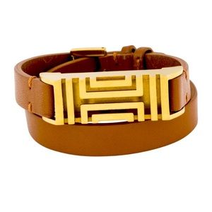 Tory Burch Fitbit Fret Double Wrap Bracelet